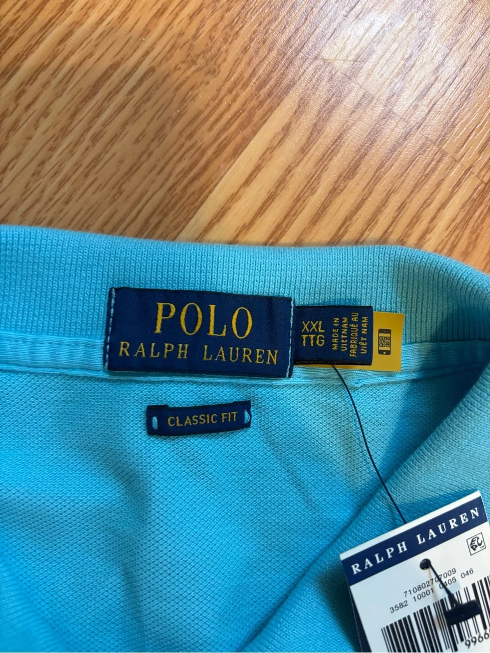 Polo by Ralph Lauren Men’s Classic fit Polo Shirt in Aqua nwt size xxl